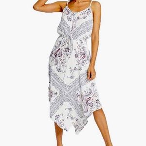 NWT Knox Rose multicolored Sundress high low hem M